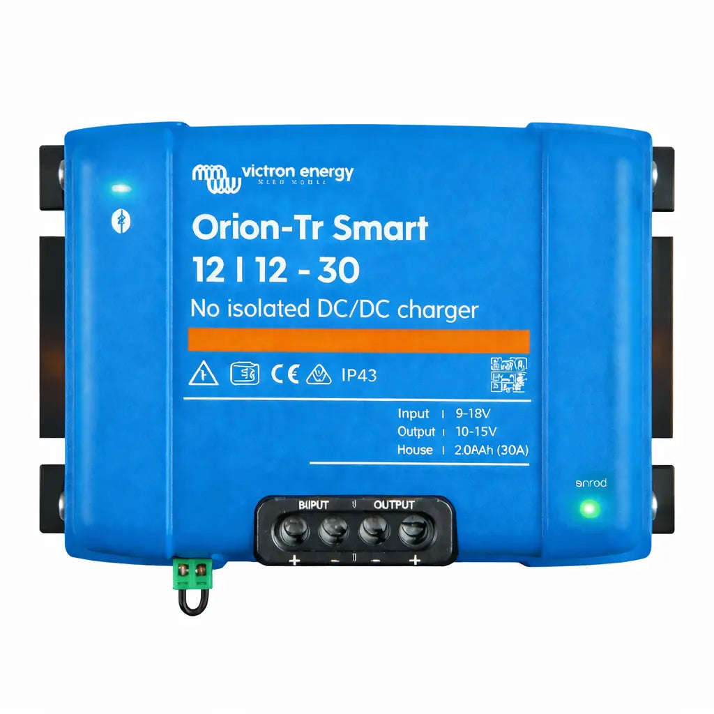 Convertidor Orion-Tr Smart 12/12 30A no aislado para sistemas de baterías auxiliares de 12 V
