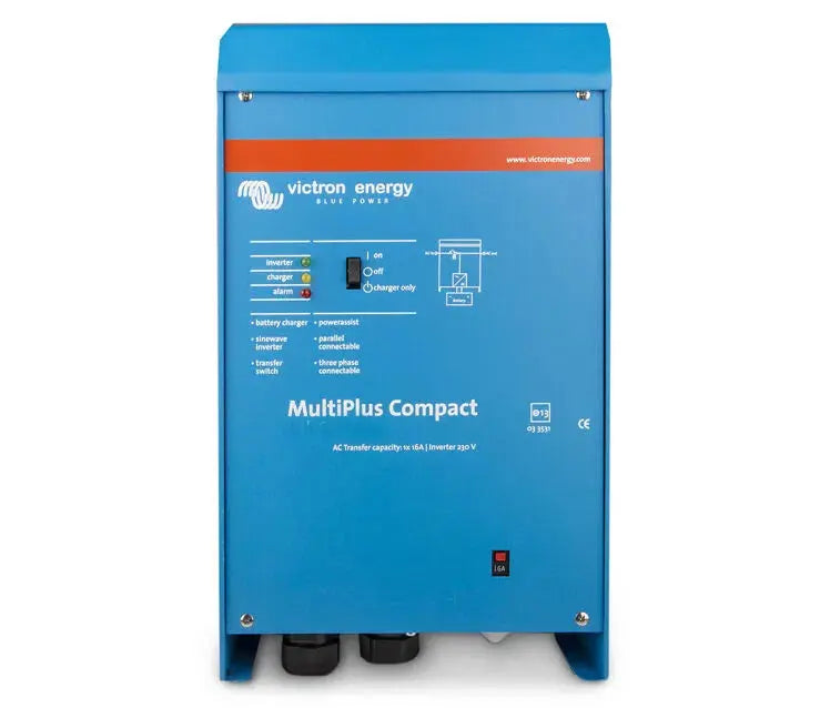 Inversor cargador Victron MultiPlus 12V 1200VA vista frontal