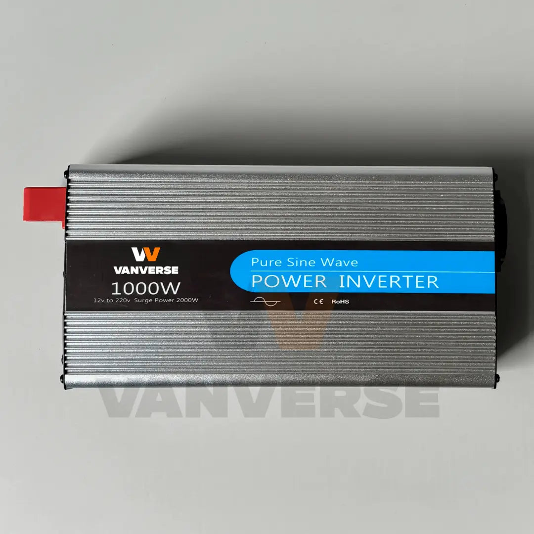 Inversor VanVerse 1000W de onda senoidal pura para furgoneta