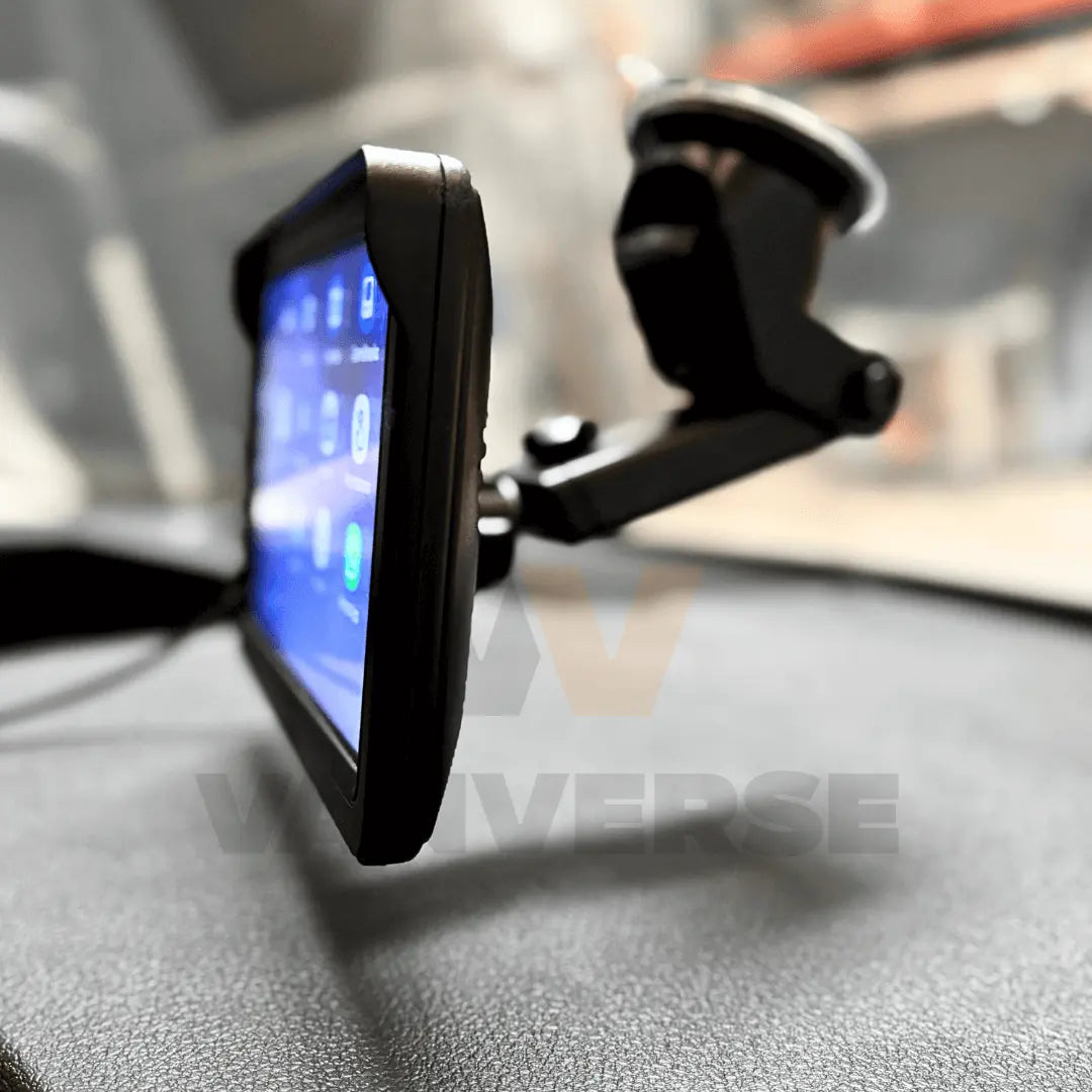 Soporte de fijación para pantalla multimedia CarPlay y Android Auto