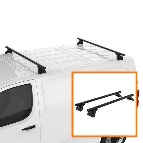 2 barras de techo de acero