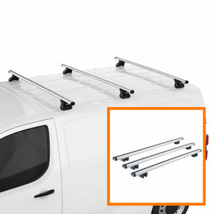 3 barras de techo de aluminio