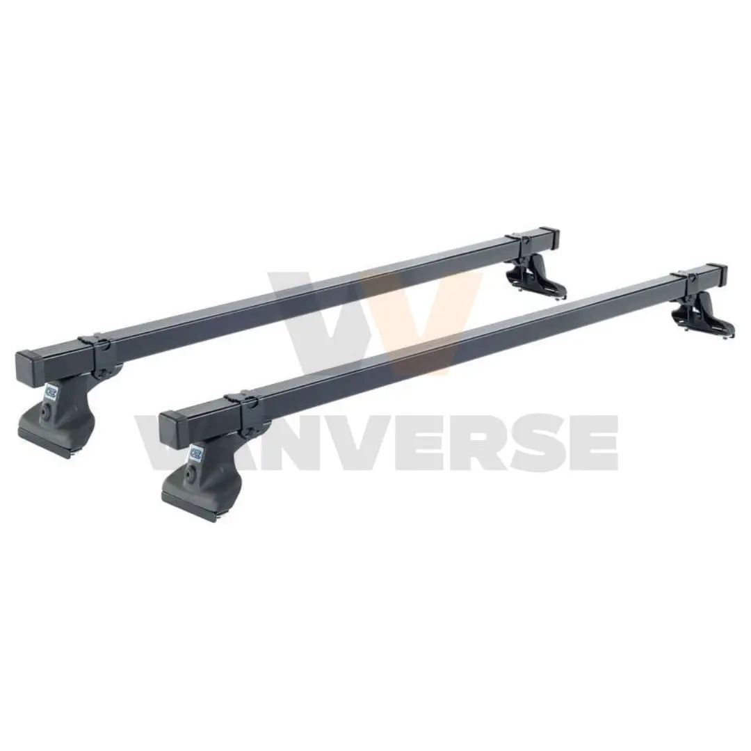 Conjunto de 2 barras de techo de acero para furgoneta