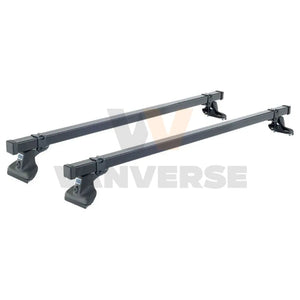 Conjunto de 2 barras de techo de acero para furgoneta