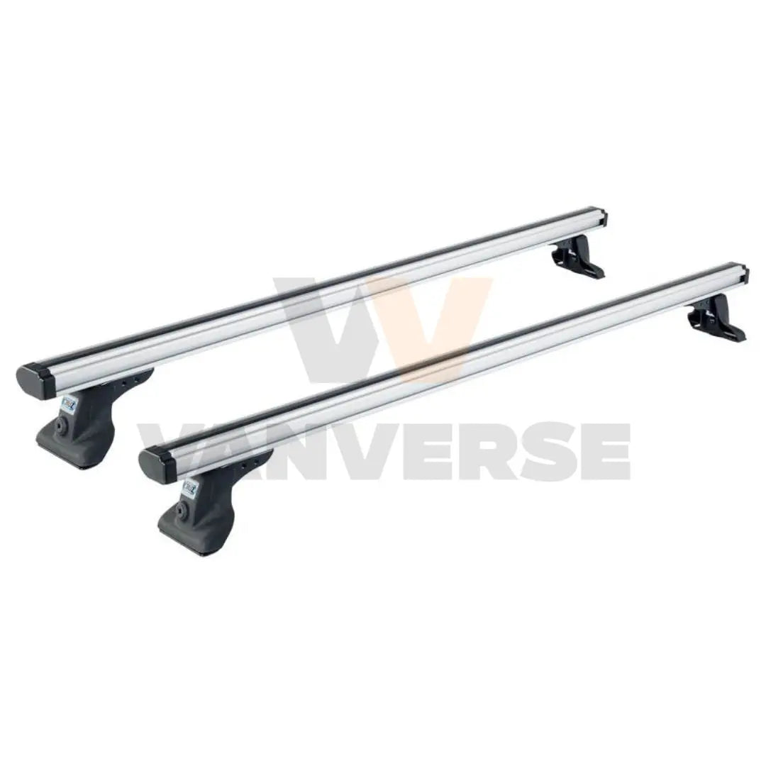 Conjunto de 2 barras de techo de aluminio para furgoneta