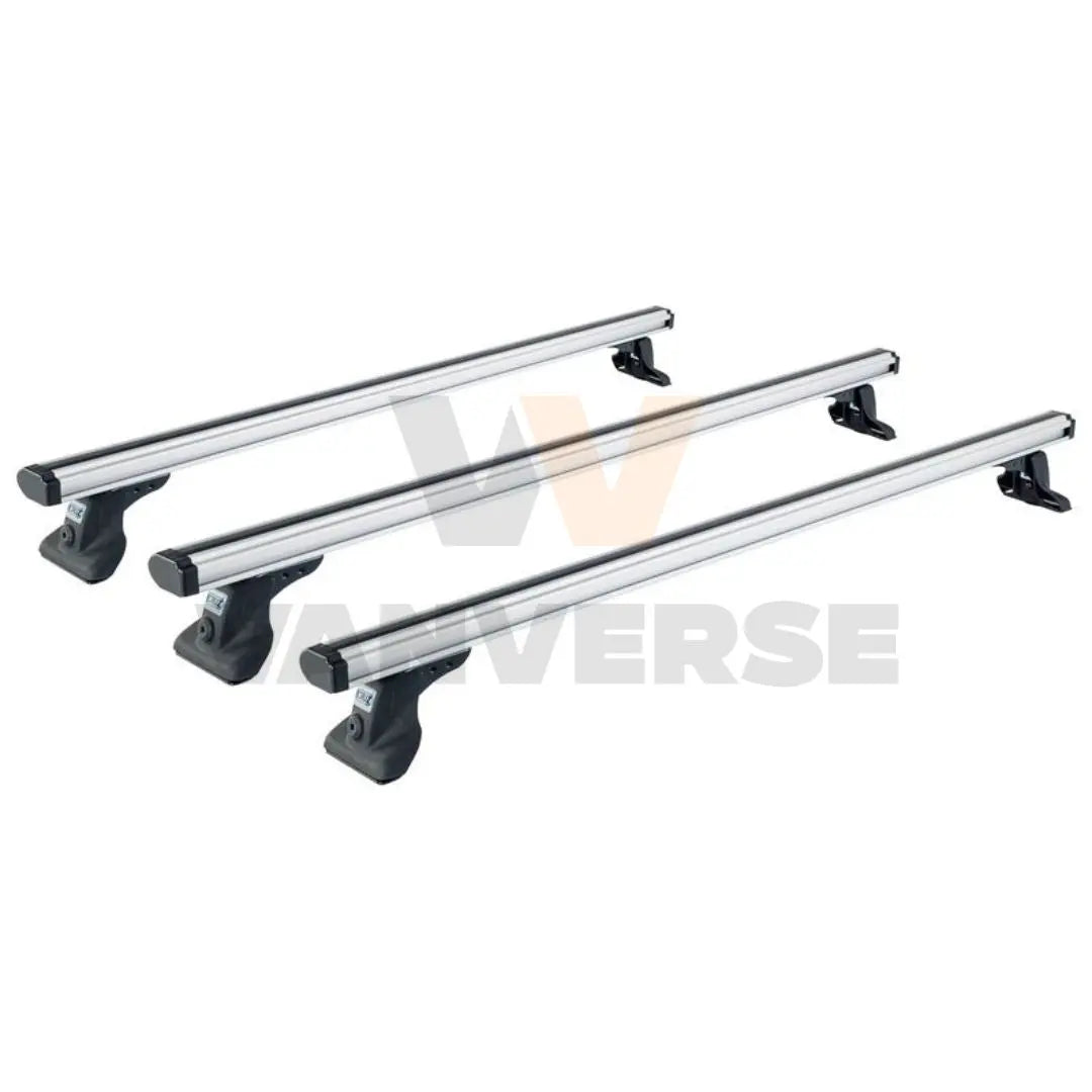 Conjunto de 3 barras de techo de aluminio para furgoneta