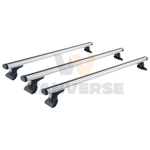 Conjunto de 3 barras de techo de aluminio para furgoneta