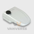 Detalle cierre antirrobo Fiamma en color blanco