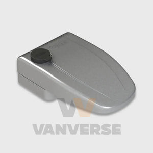 Detalle cierre antirrobo Fiamma en color gris