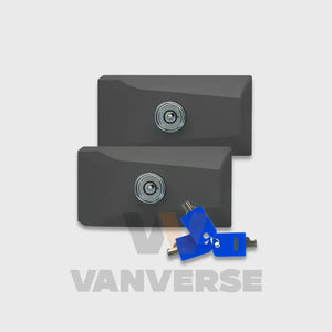 Detalle cierre antirrobo IMC manual en color negro