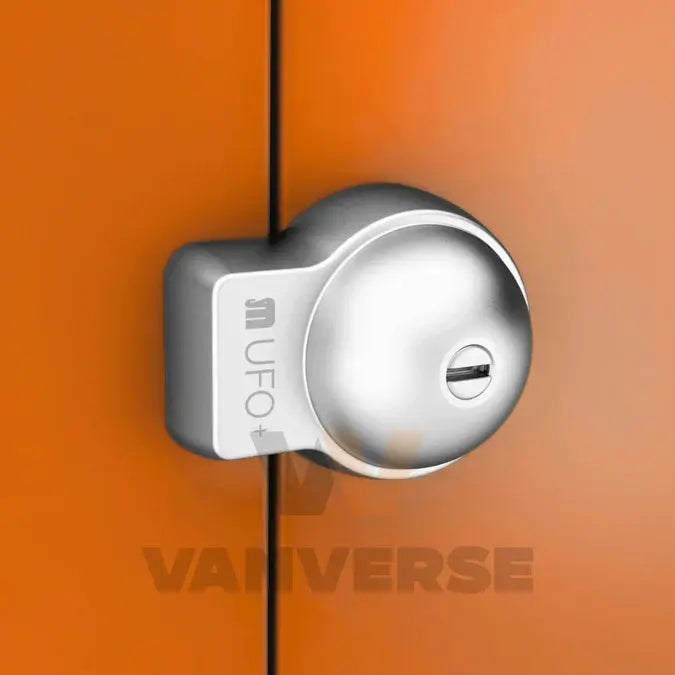 Detalle del cierre antirrobo Meroni UFO+