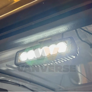 Foco LED de luz exterior alargado fijo para furgoneta