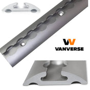 Guía de amarre de carga de aluminio para furgonetas